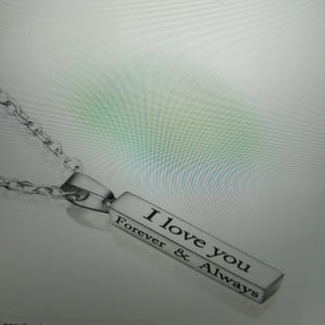 Forever Bar necklace