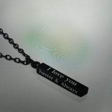 Load image into Gallery viewer, Forever Bar necklace