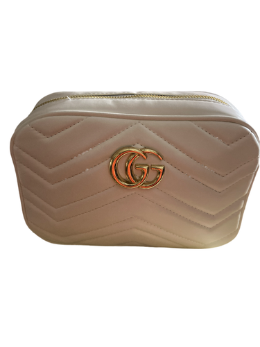 Pearl white vintage cross body