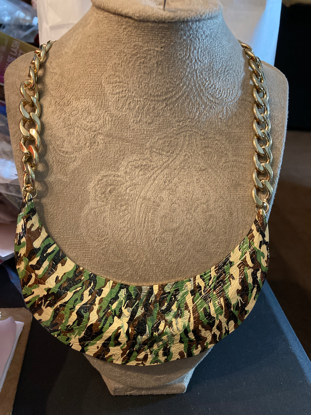 Camo necklace