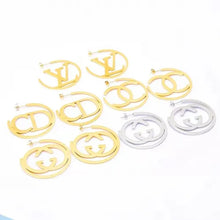 Cargar imagen en el visor de la galería, Designer inspired Hoops