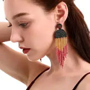 Load image into Gallery viewer, Bohemian Tassel Earrings