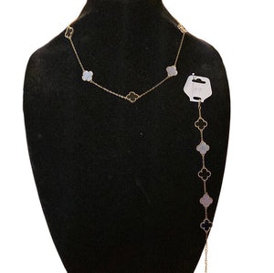 Designer flower necklace