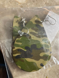 Faux Leather Earrings