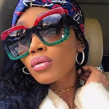 Load image into Gallery viewer, Women&#39;s Oversized Colorful Sunglasses