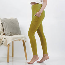 Load image into Gallery viewer, BRUSHED THERMAL WAFFLE V-NECK HI-LOW HEM SWEATER w/ olive leggings