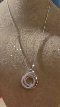 Load image into Gallery viewer, Pretzel diamond cut necklace