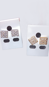 18k diamond studs