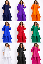 Cargar imagen en el visor de la galería, Swing Puffy Shoulder Dress