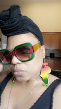 Load image into Gallery viewer, Women&#39;s Oversized Colorful Sunglasses