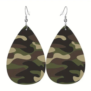 Faux Leather Earrings