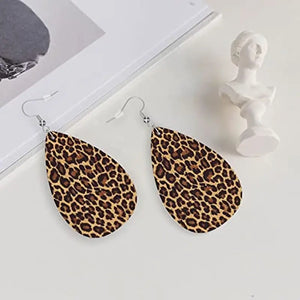 Faux Leather Earrings