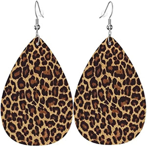 Faux Leather Earrings