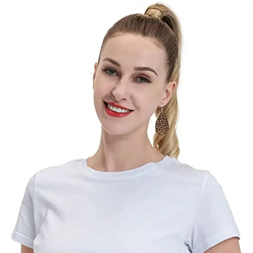 Faux Leather Earrings
