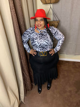 Load image into Gallery viewer, Animal Print turtle neck blouse