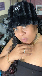 Designer fur bucket Hats