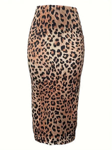 Leopard skirt
