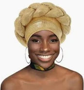 Cargar imagen en el visor de la galería, Coffee Braided turban