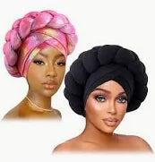 Coffee Braided turban