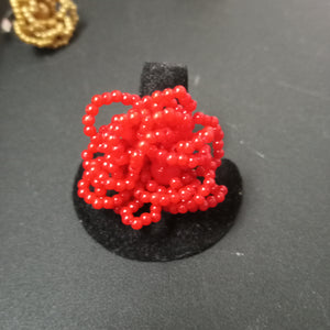 Pearl rose rings