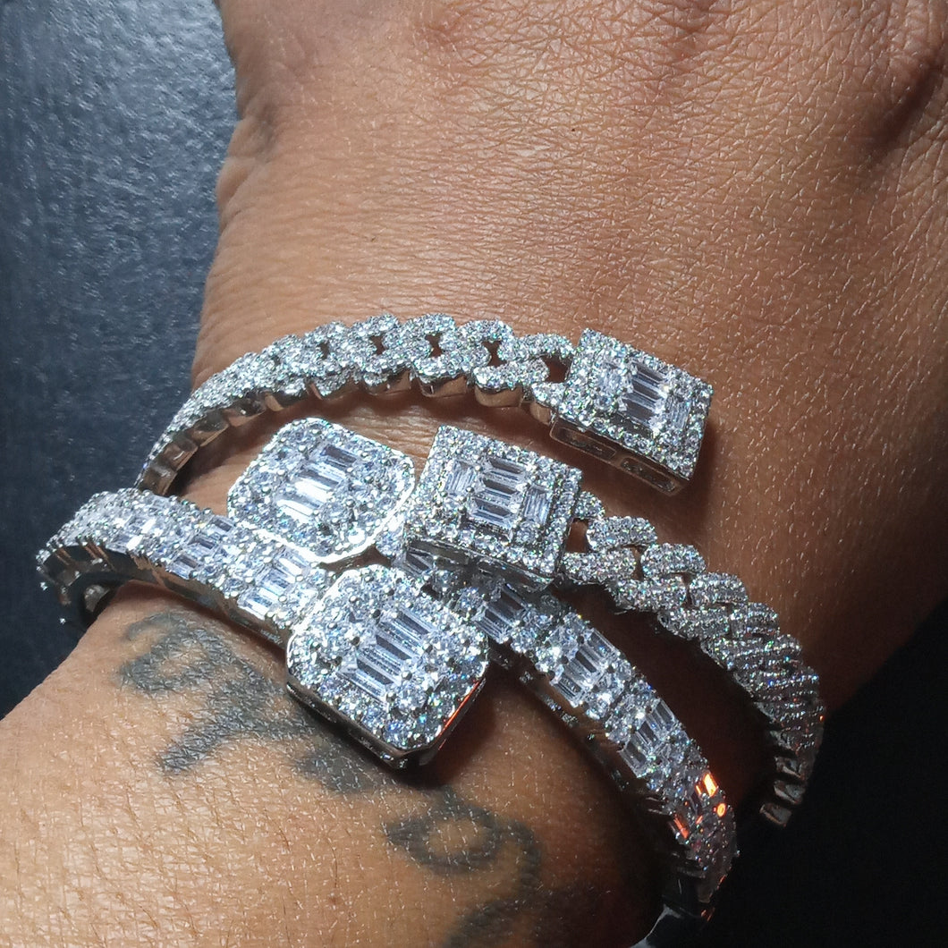 Baguette Cuff Bracelet
