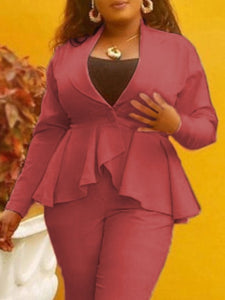 FLOUNCE DESIGN BLAZER