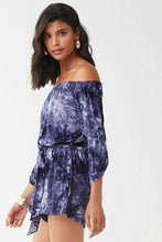 Load image into Gallery viewer, OFF SHOULDER TYE ROMPER