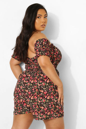 OFF SHOULDER TYE ROMPER